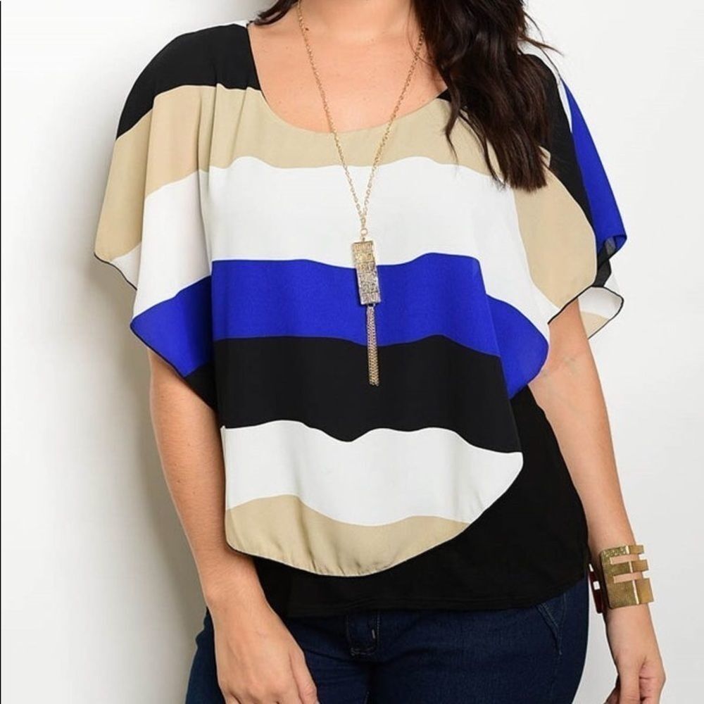 Gia Color Block Top